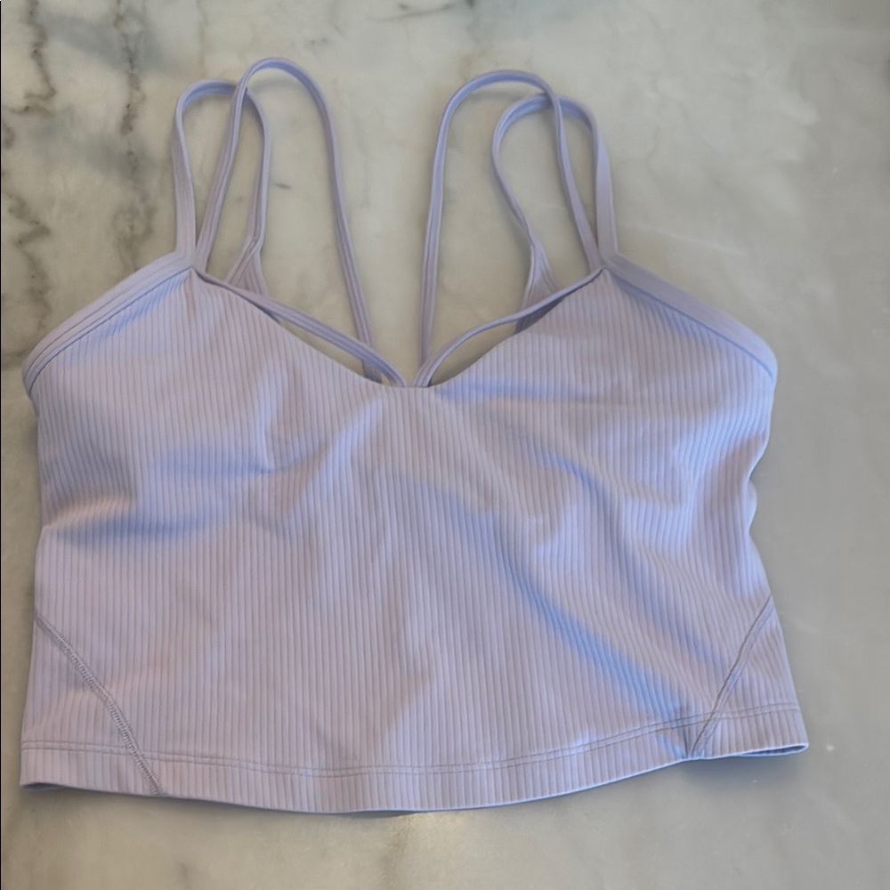 Lululemon Lavender Strappy Crop Top 6